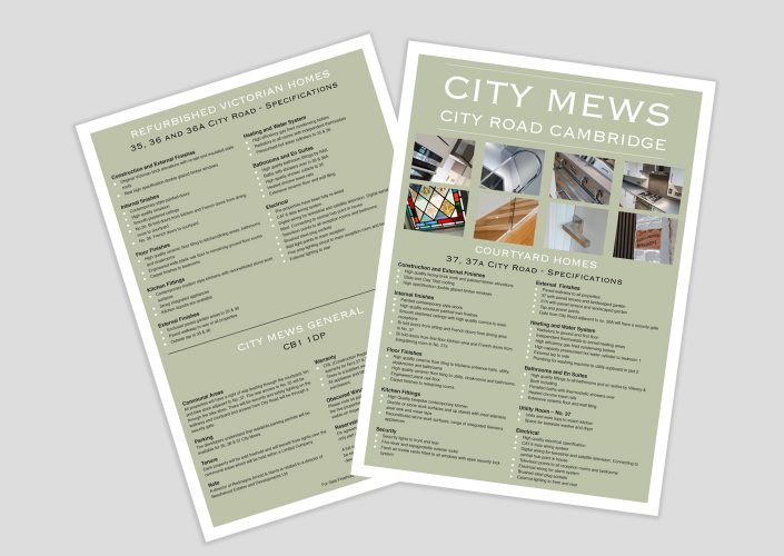 City Mews leaflet